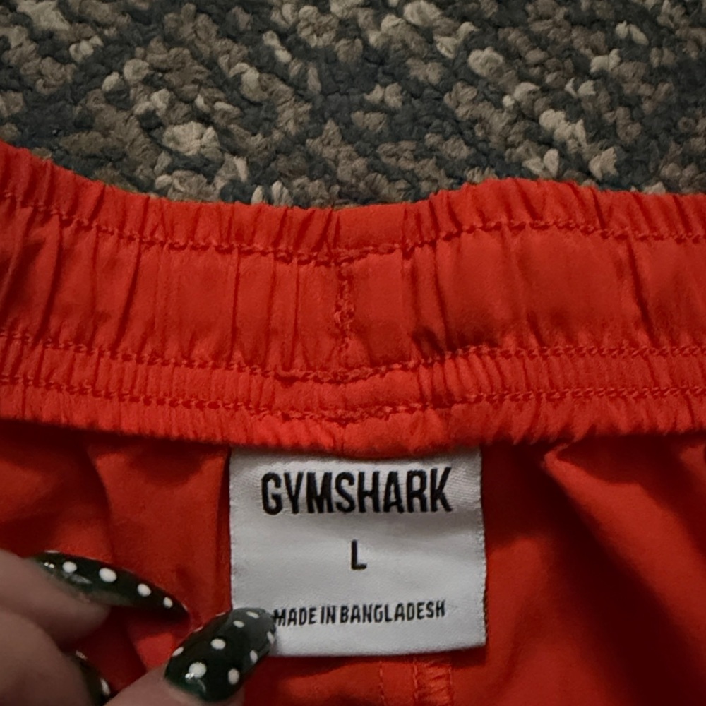 Gymshark Red Men's Athletic Shorts - Picture 2 of 7